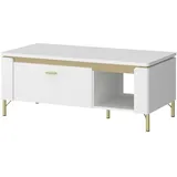 Sconto Couchtisch ¦ weiß ¦ Maße (cm): B: 110,4 H: 46 T: 65.0