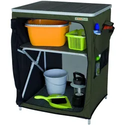 Eurotrail Campingschrank Vallou 67x53x86 cm Grün EINHEITSGRÖSSE