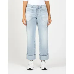 GANG Loose-fit-Jeans »94ROBERTA«, mit übergroßen aufgesetzten Taschen GANG destroyed lightblue 34