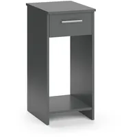 Vicco PC-Schrank Beistellschrank Computerschrank Odin Anthrazit, Schublade PC-Fach