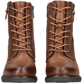 Mustang Stiefelette mit Gummizug und Zierprägung 15M0182001, Größe:39 EU, Farbe:Braun - 39