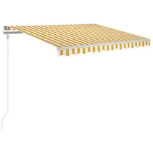 vidaXL Gelenkarmmarkise 350 x 250 cm gelb