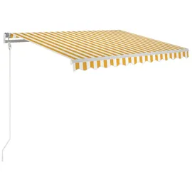 vidaXL Gelenkarmmarkise 350 x 250 cm gelb