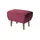 Soho Hocker Ellinor 56 x 46 x 41 cm Rot