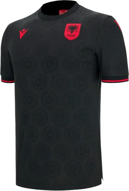 Macron FSHF Albanien Authentic Trikot 3rd WM 2026 Schwarz