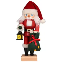 Christian Ulbricht Nussknacker Weihnachtsmann mit Laterne 27 cm mehrfarbig
