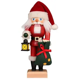 Christian Ulbricht Nussknacker Weihnachtsmann mit Laterne 27 cm mehrfarbig