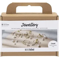Creativ Company Mini Kreativ Set Schmuck Drahtohrringe vergoldet