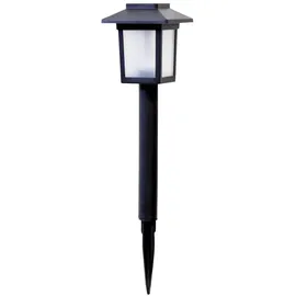 StarTrading Solarleuchte Kunststoff 7,5x23 cm 2er Set schwarz