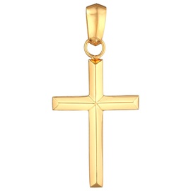 Kuzzoi Kreuz Modern 925 Silber Herrenschmuck Herren