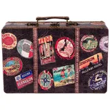BIRENDY Truhe Kiste KD1291 26 x 15 x 8 cm 1-tlg. Braun