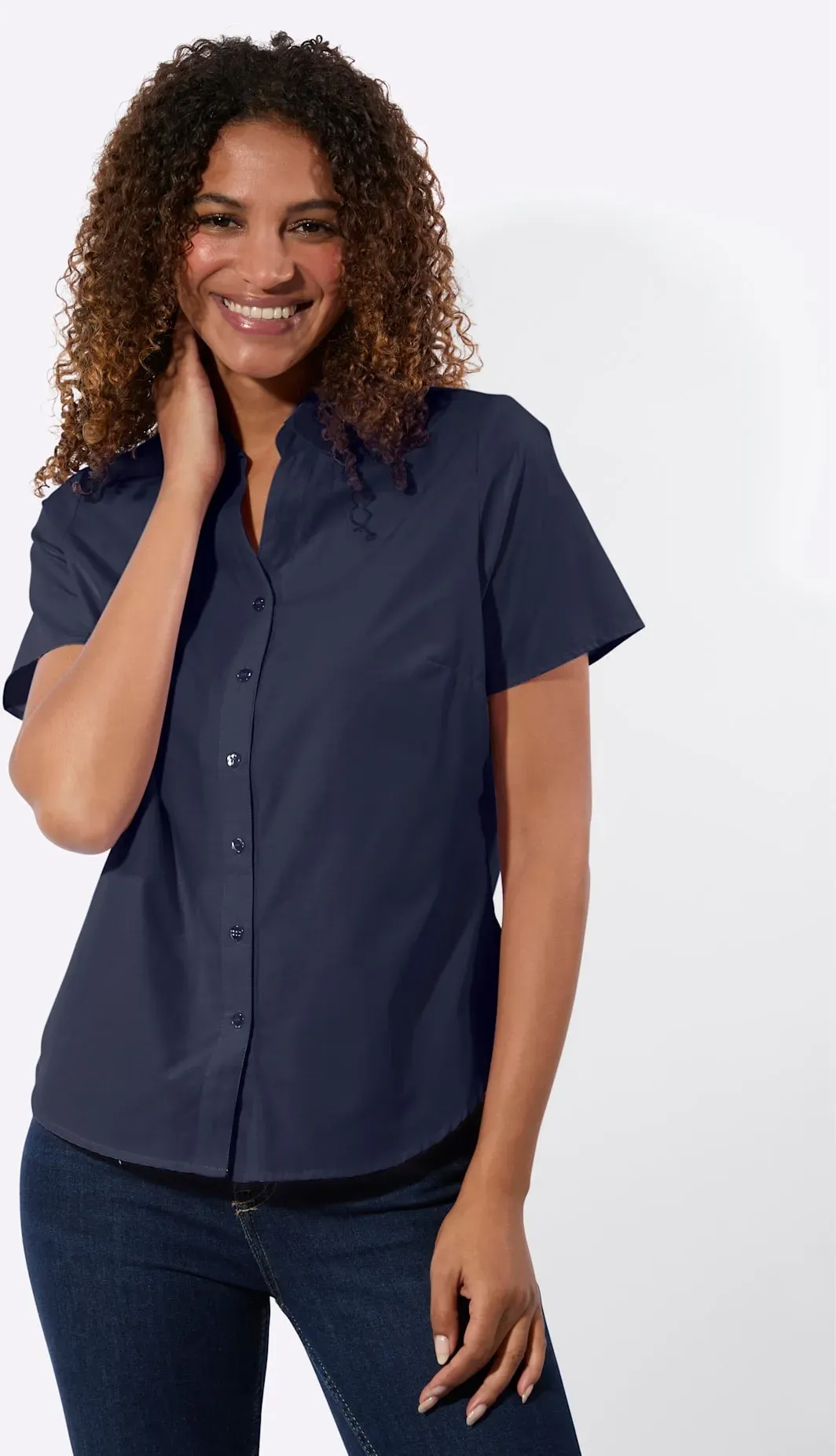 Casual Looks Hemdbluse Casual Looks marine 44