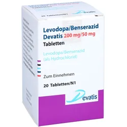 LEVODOPA/Benserazid Devatis 200mg/50mg Tabletten 20 St