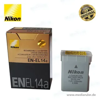 Nikon EN-EL14a Li-Ion Akku 7,2V 1230mAh