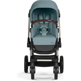 Cybex EOS Lux Kinderwagen 2-in-1, Reisesystem, Ab Geburt bis 22 kg (ca. 4 Jahre), Stormy Blue