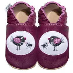 HOBEA Krabbelschuhe Vogelfamilie, 18/19