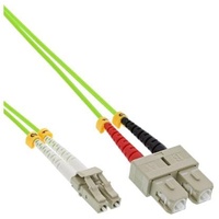 InLine LWL Duplex Kabel, LC/SC, 50/125μm, OM5, 20m