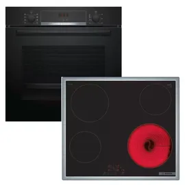 Bosch Herdset 71L + Glaskeramikkochfeld 60cm
