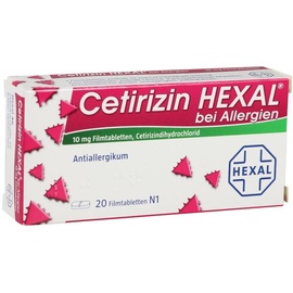 Hexal Cetirizin bei Allergien Filmtabletten 20 St.