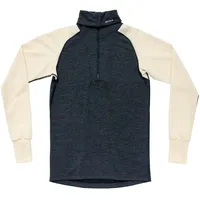 Devold of Norway Expedition Merino Silk Halbreißverschluss-langarm-t-shirt - Ink