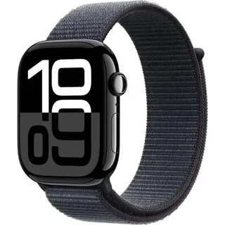 GPS + Cellular 42 mm Aluminiumgehäuse diamantschwarz Sport Loop tinte