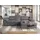 sit&more Ecksofa SIT & MORE "Cabrio L-Form, B: 295 cm, mit Sitztiefen-, Arm- & Kopfteilverstellung", grau, B:295cm H:87cm T:180cm, 100% Polyester, Sofas, Ecksofa, 2 Nierenkissen, Federkern, optional Bettfunktion und Stauraum
