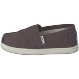 TOMS Unisex Kinder Alpargata Flache Slipper, GRAU, 19.5 EU