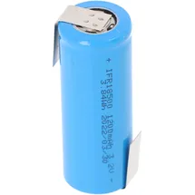 EIZfan IFR 18500 1200mAh 3,2V LiFePo4 Akku Flat Top ohne Kopf ungeschützt 49x18,15mm