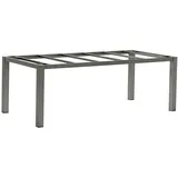 XXXLutz Zebra Gartentischgestell, Grau, Metall, 100x74x210 cm, Gartenmöbel, Gartentische, Gartentische