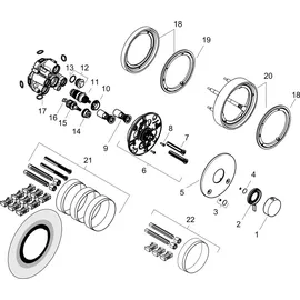 Hansgrohe Ecostat Comfort S Duschthermostat Unterputz für 2 Verbraucher Mattschwarz 33715670