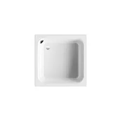 Bette BetteDelta Duschwanne 5810-001 80x80x28cm, pergamon