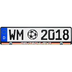 Erich Utsch Kennzeichenhalter [Fußball/Deutschland]  0195676