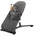 Babywippe Spielbügel mit 2 Spielzeuge verstellbare Rückenlehne Weiches Material Minimalistische Skandinavisches Design Zusammenklappbar Grau