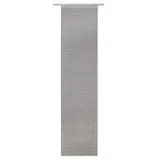 Verdi Schiebegardine Schiebevorhang Maja 60 x 245 cm, Paneelwagen, halbtransparent grau