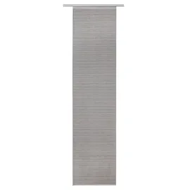 Verdi Schiebegardine Schiebevorhang Maja 60 x 245 cm, Paneelwagen, halbtransparent grau