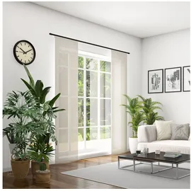 Neutex for you! Schiebegardine Allure (1 St), Paneelwagen, halbtransparent, Jacquard, Breite: 60 cm, nach Maß braun 60 cm x 175 cm