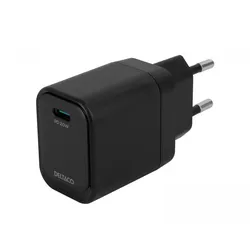 Deltaco 20W USB-C Wandladegerät - Schwarz