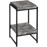 MCW Blumentisch, Grau, 30x61x32 cm, Wohnzimmer, Wohnzimmertische, Blumenständer