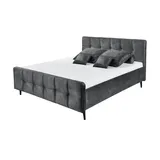 meinBett Polsterbettgestell Mariano C ¦ grau ¦ Maße (cm): B: 169 H: 108
