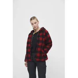 Brandit Textil Teddy Jacke Red / Black XL