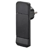 Bachmann Schutzkont.-Flachstecker sw, ohne Ltg 933.008