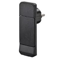 Bachmann Schutzkont.-Flachstecker sw, ohne Ltg 933.008