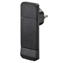Bachmann Schutzkont.-Flachstecker sw, ohne Ltg 933.008