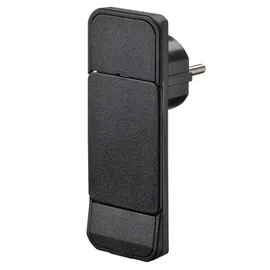Bachmann Schutzkont.-Flachstecker sw, ohne Ltg 933.008