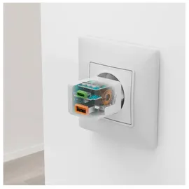Hama Schnellladegerät, 1x USB-C 1x USB-A QC, 20 W, Weiß