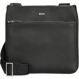 Boss Zair Umhängetasche Leder 26 cm schwarz