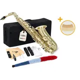 Classic Cantabile AS-450 Brushed Eb Altsaxophon Set