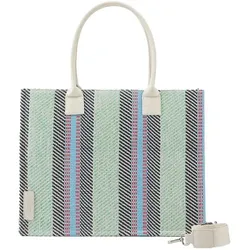 Seidenfelt Hulu Shopper Schultertasche 41 cm aqua mix