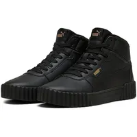 Puma Carina 3.0 Mid Damen Schwarz/Gold 37