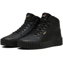 Puma Carina 3.0 Mid Damen Schwarz/Gold 37